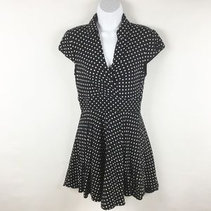 Betsey Johnson Polka Dot Fit & Flare Dress.